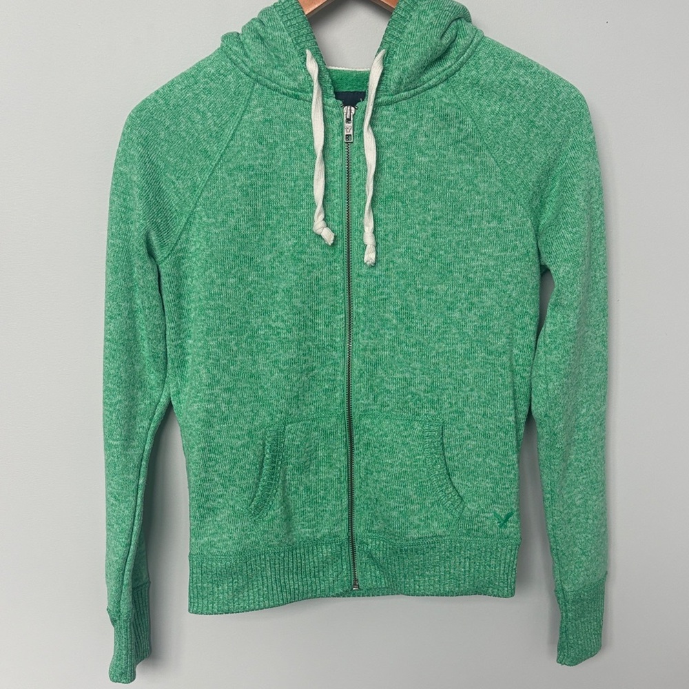 American Eagle Outfitters Vibrant Green Hoodie